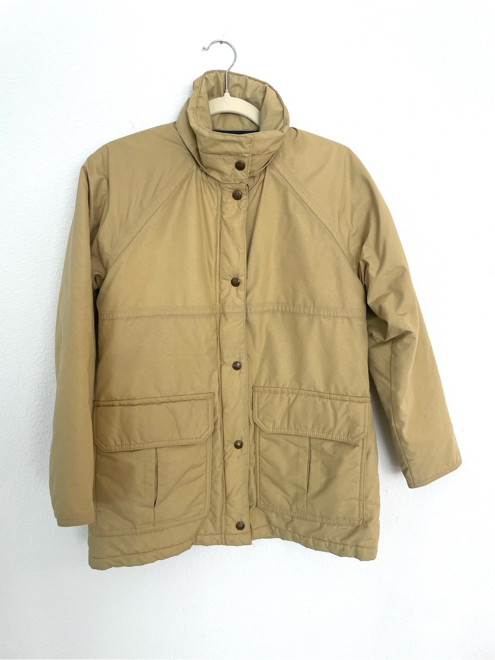 Vintage 80s REI Mountain Parka Jacket Gore-Tex Thinsulate USA Tan Women's 8/S/M